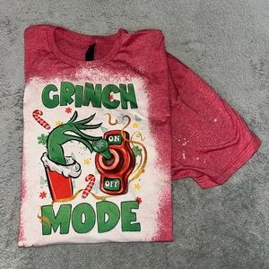 Grinch Mode Kids Red T-Shirt